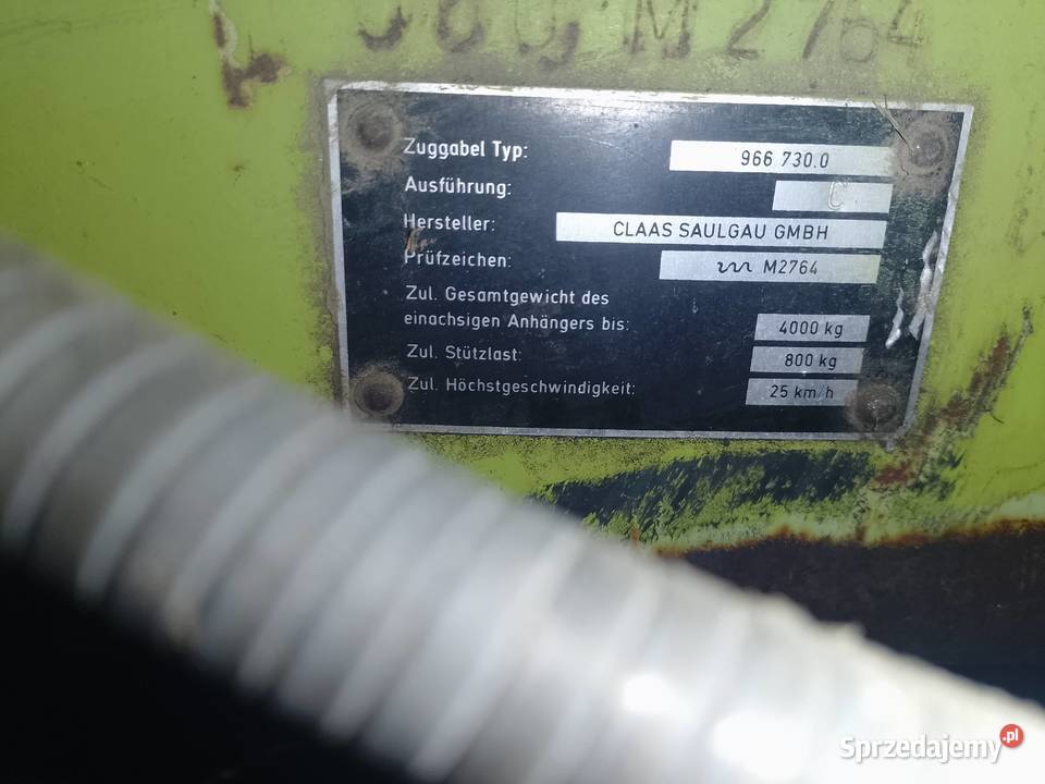 Przyczepa samozbierajac CLAAS Lubaczów