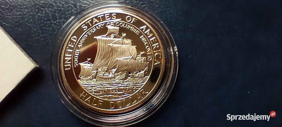 Stare monety 12 dolara 1992 S USA Numizmatyka podkarpackie Lesko