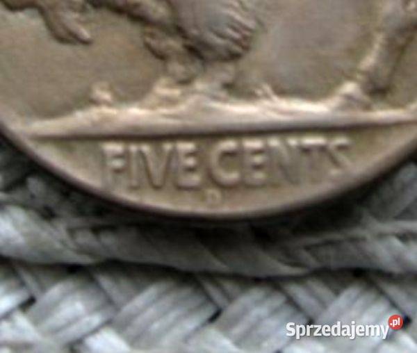 USA 5 Cent 1920r D Bizon Numizmatyka Kalisz sprzedam