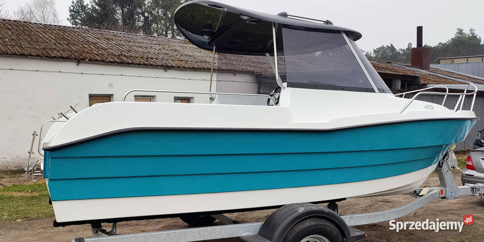 ŁÓDZ MOTOROWA PILOTHOUSE 540 Z KABINĄ NOWA Łodzie i motorówki warmińsko-mazurskie
