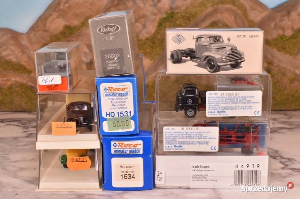 ROCO HERPA BREKINA H0 187 AUTA samochody Rzeszów sprzedam