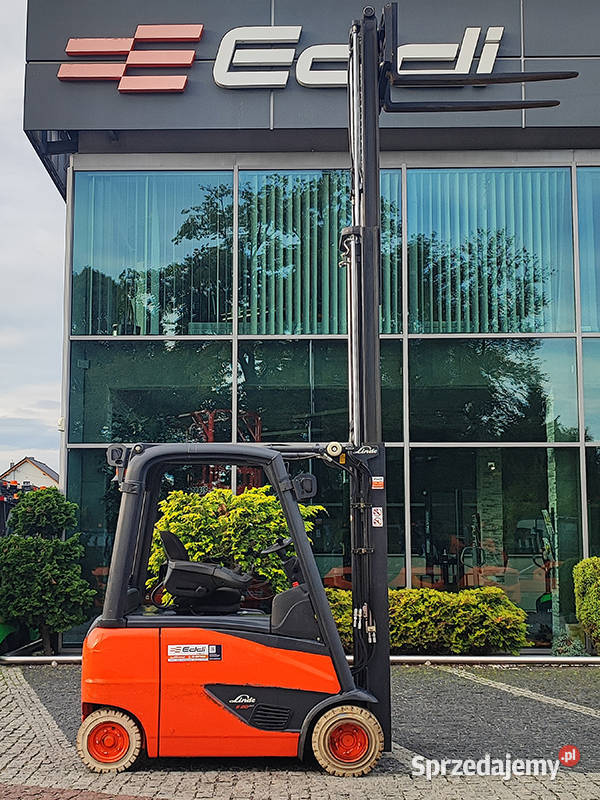 Wózek widłowy elektryczny Linde E20PH02 triplex Kęty