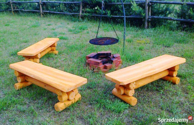 Meble ogrodowe barowe drewniane ogniskowe 100 Meble ogrodowe Meble ogrodowe Chojnice