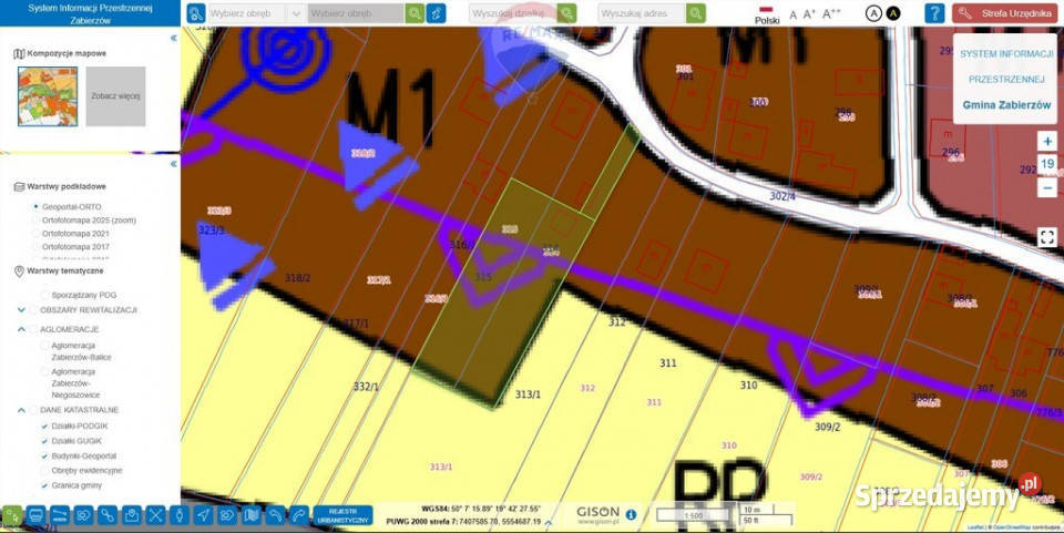 Budowlana działka w centrum Rudawy Zabierzów 28m Rudawa