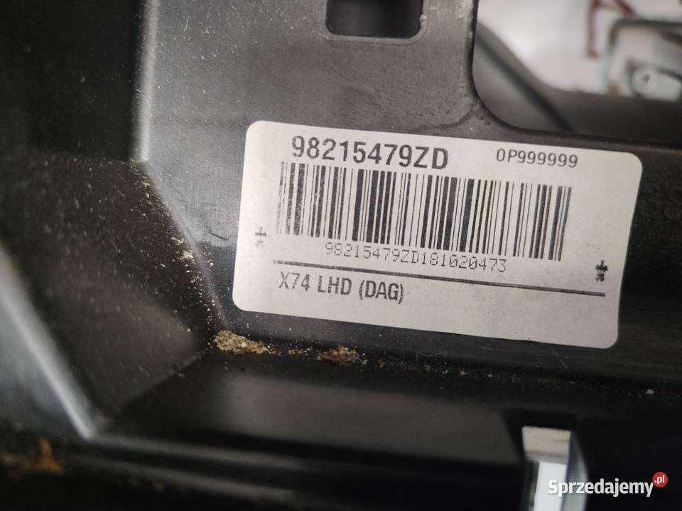 Konsola Deska Rozdzielcza Citroen DS7 1722 wielkopolskie sprzedam
