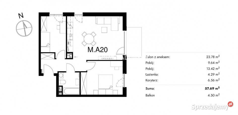sprzedaży mieszkania 5769 metrów 3pokojowe Kraków sprzedam