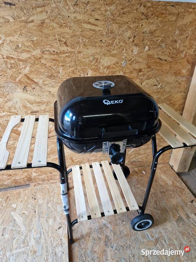 Grill węglowy z pokrywą i regulacją rusztu ruszt wielkopolskie Głogowa