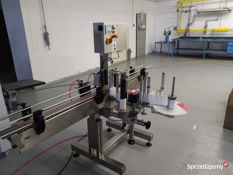 Przemysłowa etykieciarka nowa okrągłe wielkopolskie sprzedam