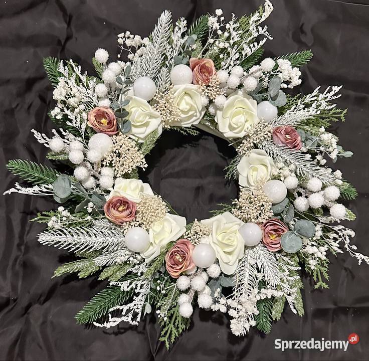 Wianek Bożonarodzeniowy Premium delikatny uroczy Wianki