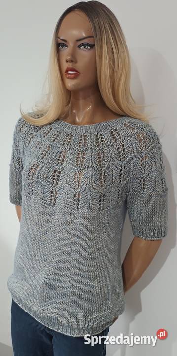 Sweterek ręcznie robiony na drutach Ostrów Wielkopolski