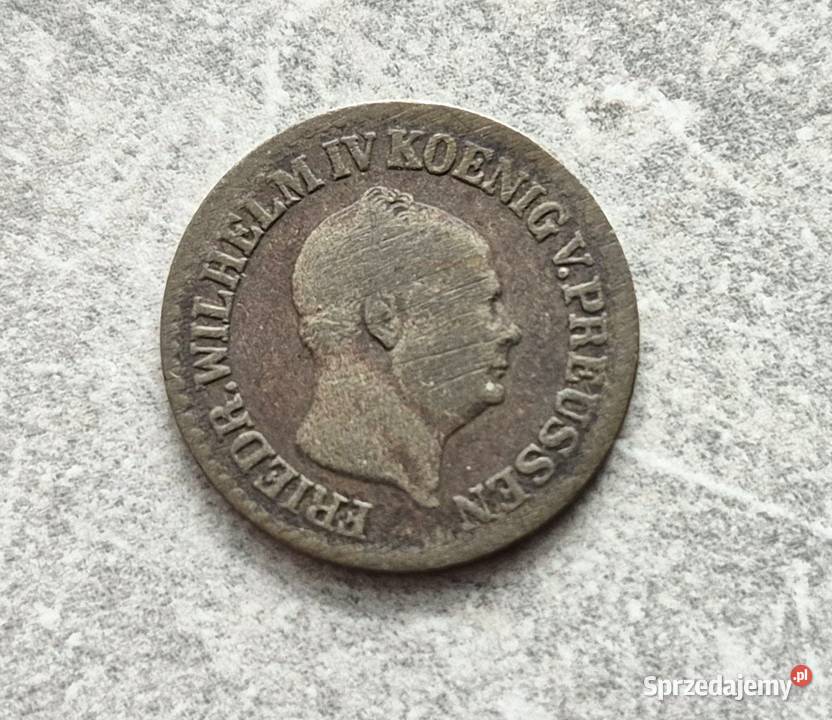 49 NIEMCY srebro 1 Silbergroschen 1856 r A Wola Kruszyńska sprzedam