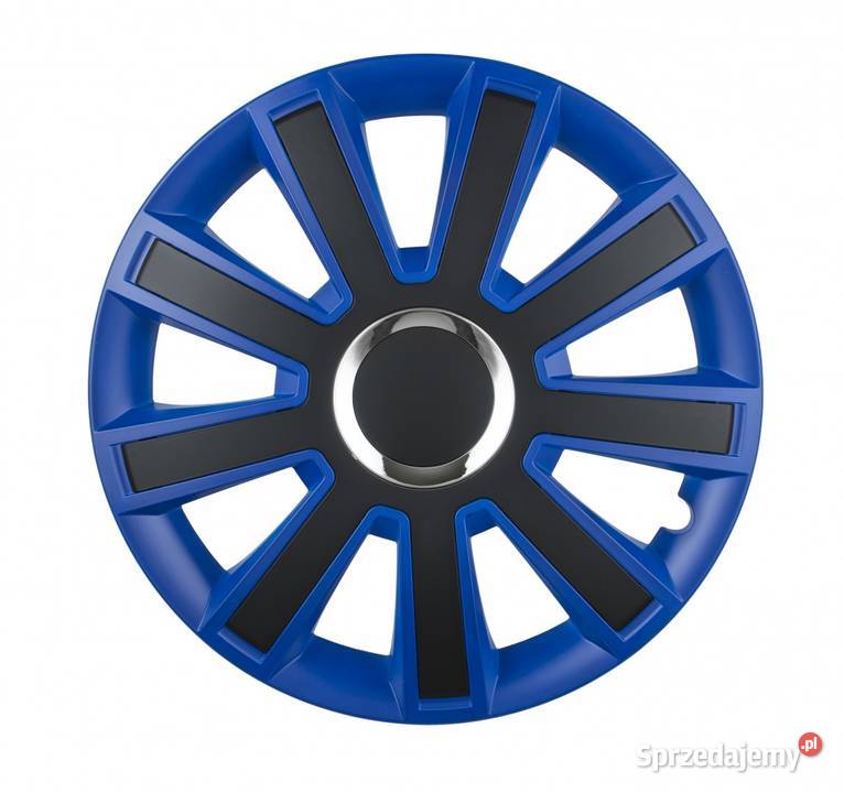 ZESTAW KOŁPAKÓW NIEBIESKO CZARNE 14 FLASH osobowe Mrągowo