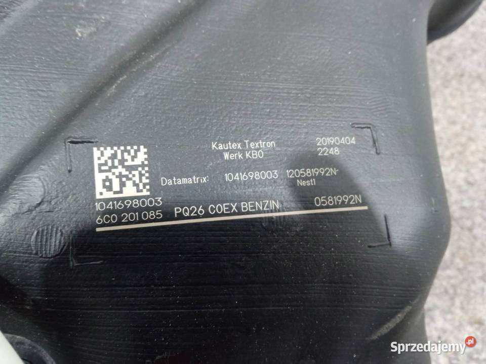 ZBIORNIK PALIWA BAK 10 MPI 6C0201085 Skoda Fabia Zbiorniki świętokrzyskie