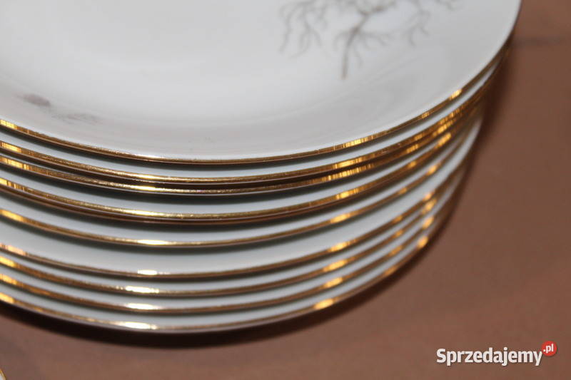 Serwis obiadowy w kwiaty MZ Czechoslovakia 104 Porcelana i szkło Szczecin