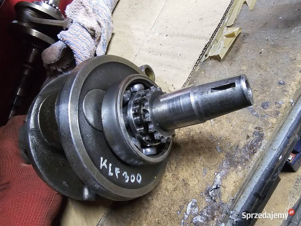 Kawasaki klf 300 wał korbowy korbowód klf300 2x4