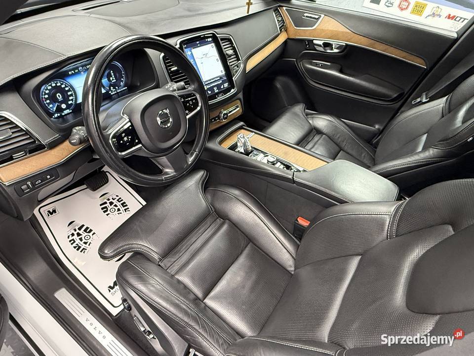 Volvo XC 90 Inscription ACC T8 kamery 360 biała VAT marża Poznań sprzedam