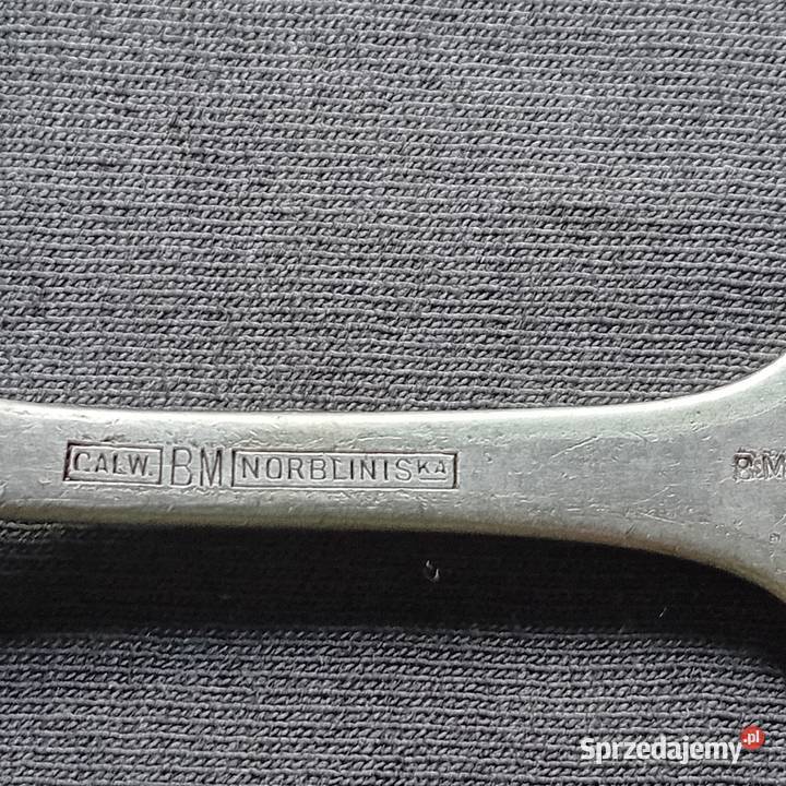 Dwie platerowane łyżeczki Norblin Plaque Koźminek