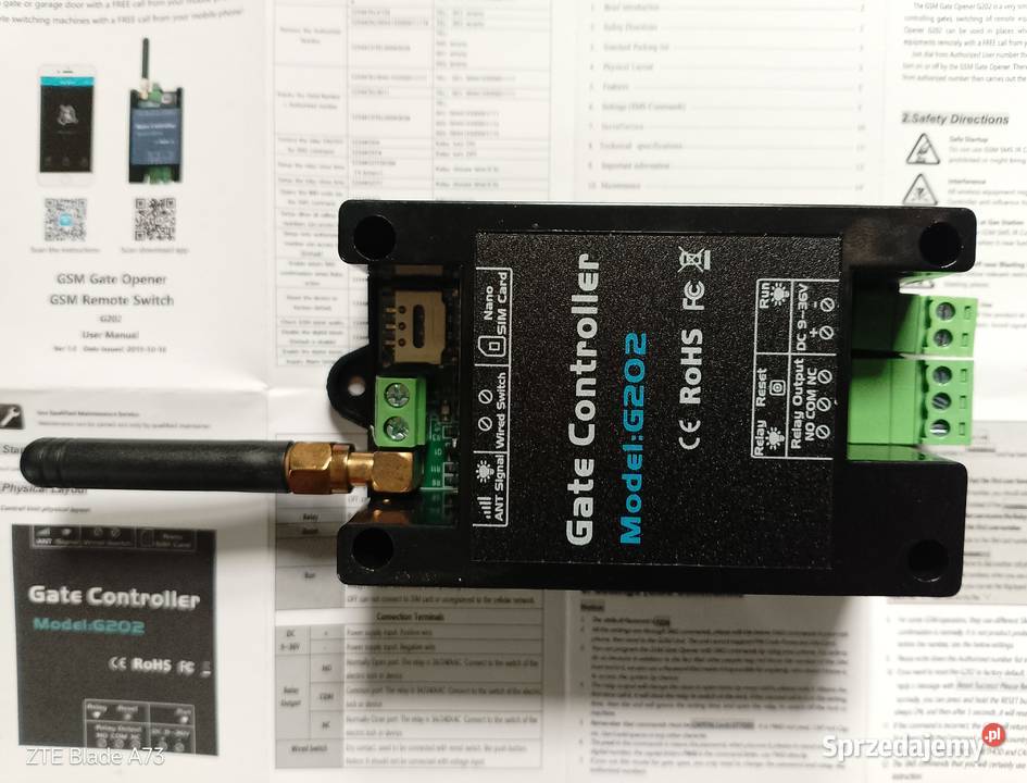 sterowanie gsm telefonem