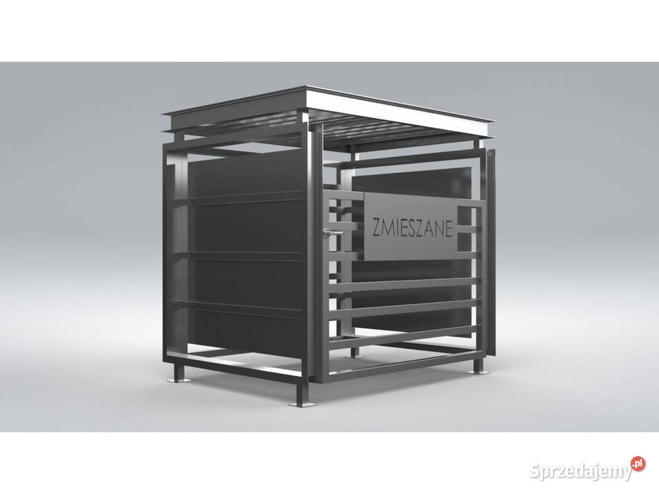 Obudowa zabudowa zadaszenie śmietnika 1100 l