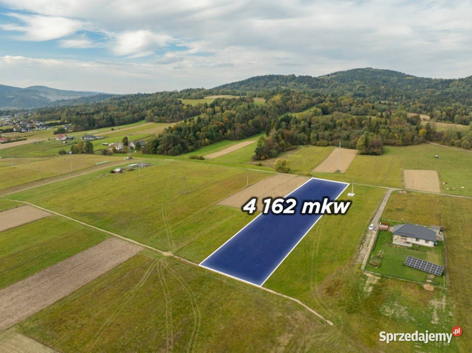 Działka Widokowa w JORDANOWIE 4162 M 29m Jordanów