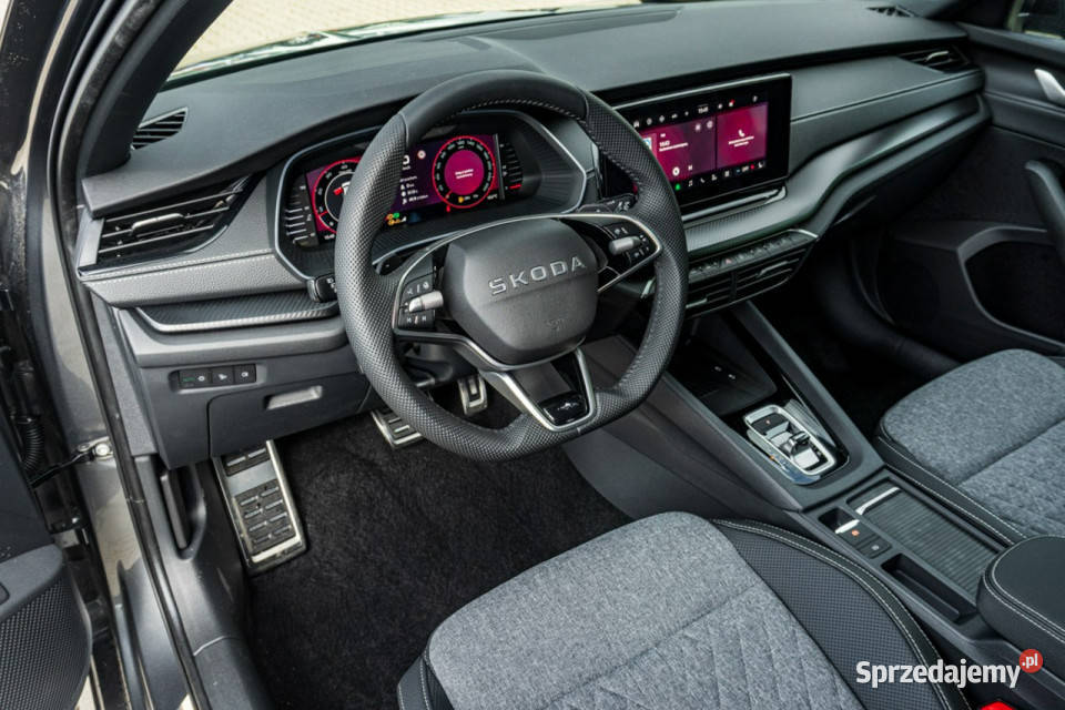 koda Octavia Sportline 15 TSI mHEV 150 DSG kurtyny powietrzne Łódź