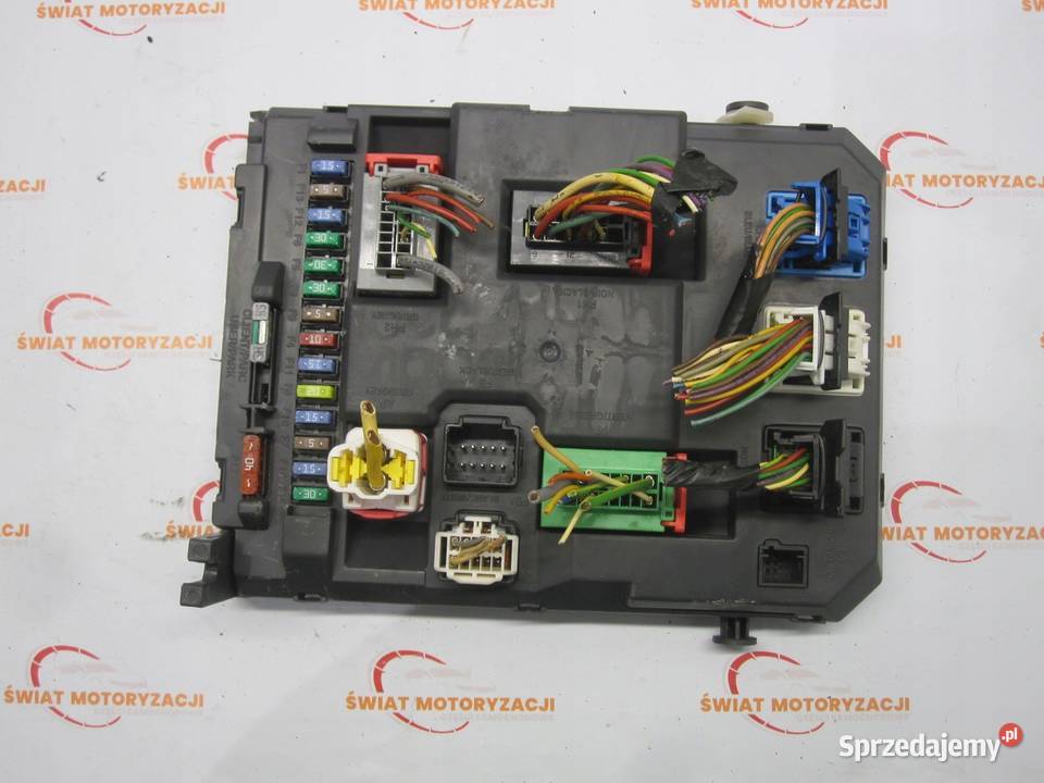 PEUGEOT 207 14 VTI 11r moduł BSI 9666952080 osobowe Skrzynki bezpieczników Kielce