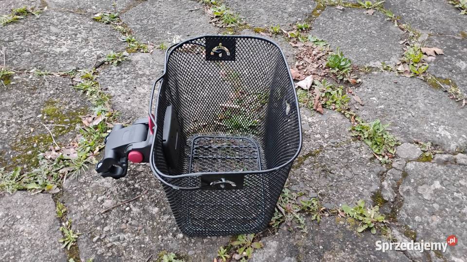 Używany koszyk rowerowy na kierownicę odpinany Ruda Śląska