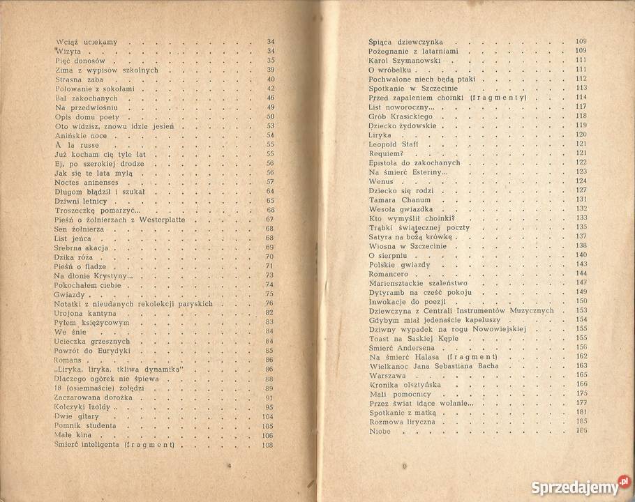 Konstanty Ildefons Gałczyński POEZJE 1969 Pacanów