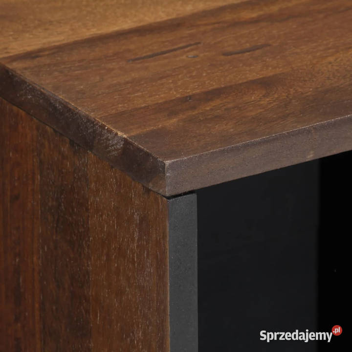 Szafka brązowa 80x34x75 lite drewno mango Warszawa