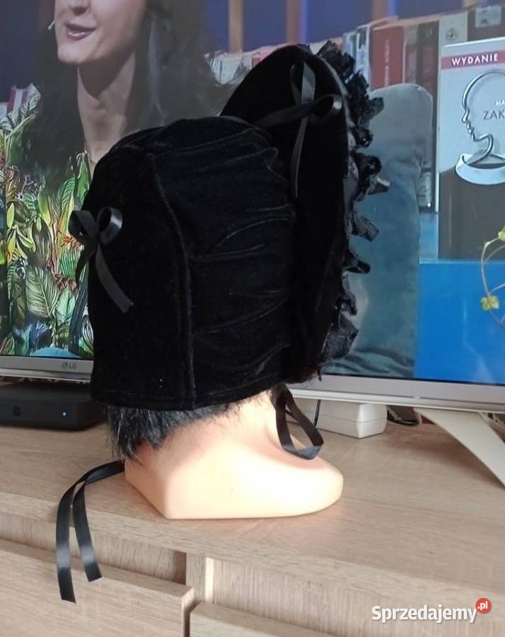 Nowy bonnet wiktoriański vintage lolita Sokolniki-Las