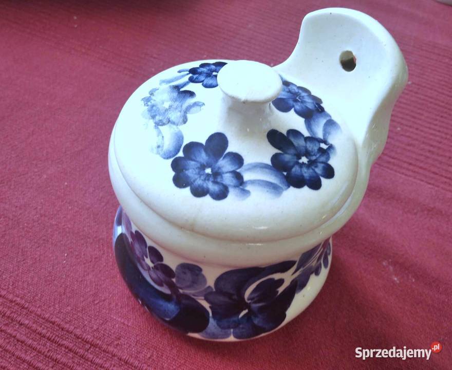 Pojemnik na sól porcelanowy Włocławek wiszący Gdańsk sprzedam