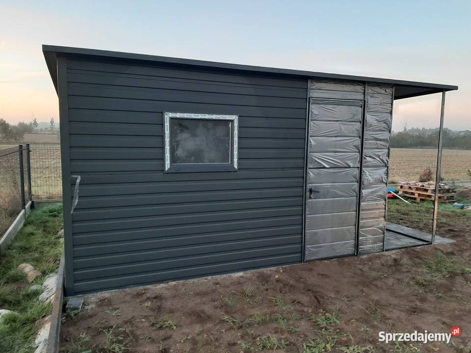 Złoty Dąb Garaż Blaszany Schowek Ogrodowy Wiata łódzkie Pajęczno