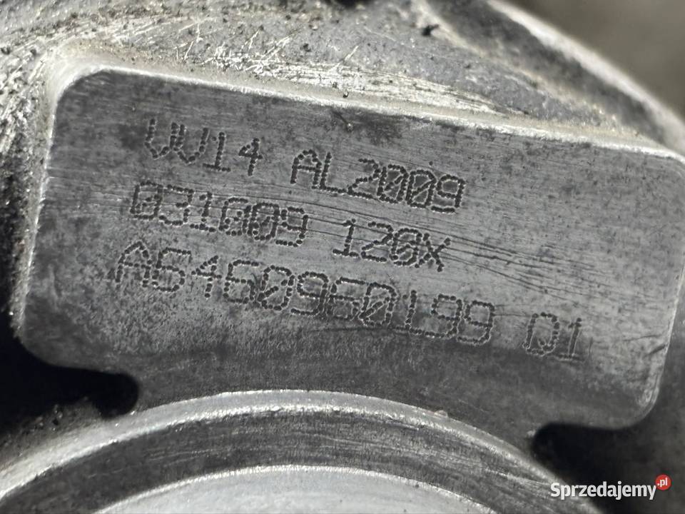 Turbosprężarka Mercedes 22 a6460960199 osobowe Turbosprężarki lubelskie