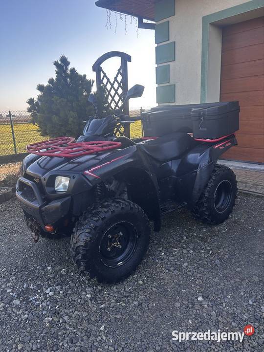 Kawasaki kvf650 4x4 wyciągarka hak czterosuwowy Zasów sprzedam