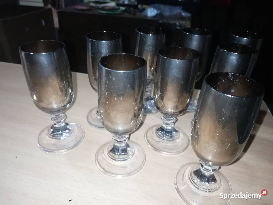 Szklane dymione kieliszki dymne Łódź