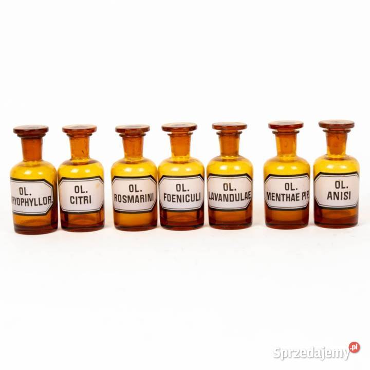 Kolekcja butelek aptecznych Ścibórz