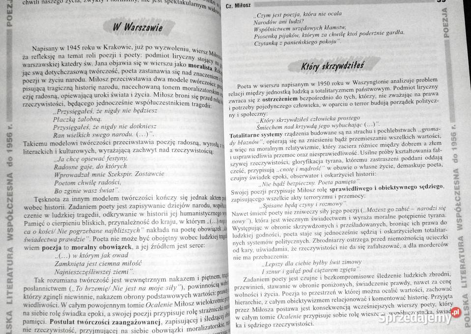 Opracowania lektury i wiersze 7a Polska Chełm