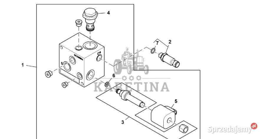 John Deere 960 Elekt zawór proporcjonalny Jastrzębniki sprzedam