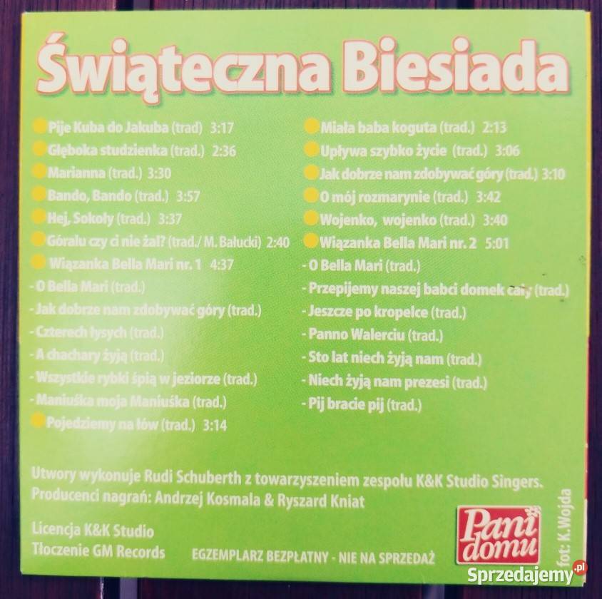 CD Rudi Schubert Świąteczna Biesiada Milanówek