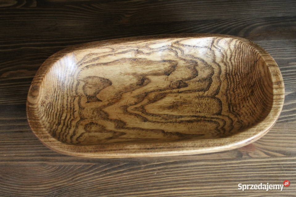 drewniana misa półmisek jesionowy wielkopolskie