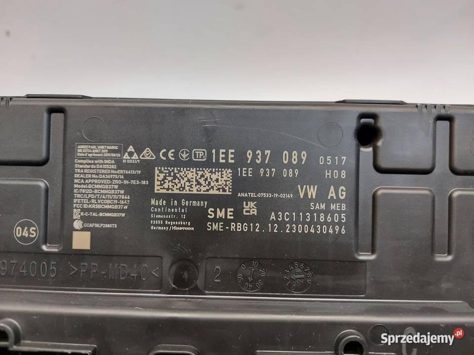 SKODA Enyaq 5LA iV85 Moduł sterownik komfortu dolnośląskie