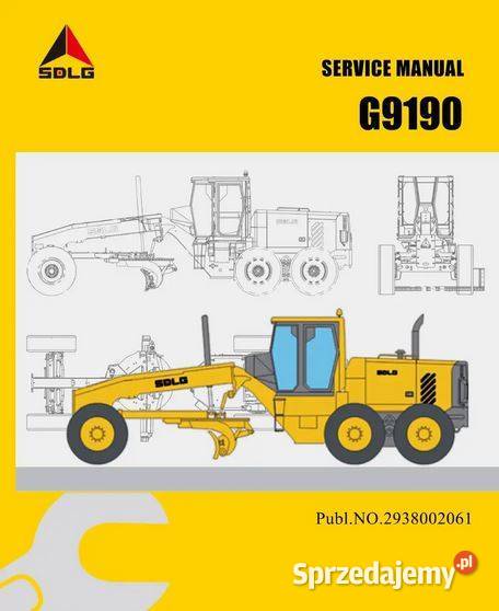 SDLG G9190H L956F instrukcje naprawy service Kielce