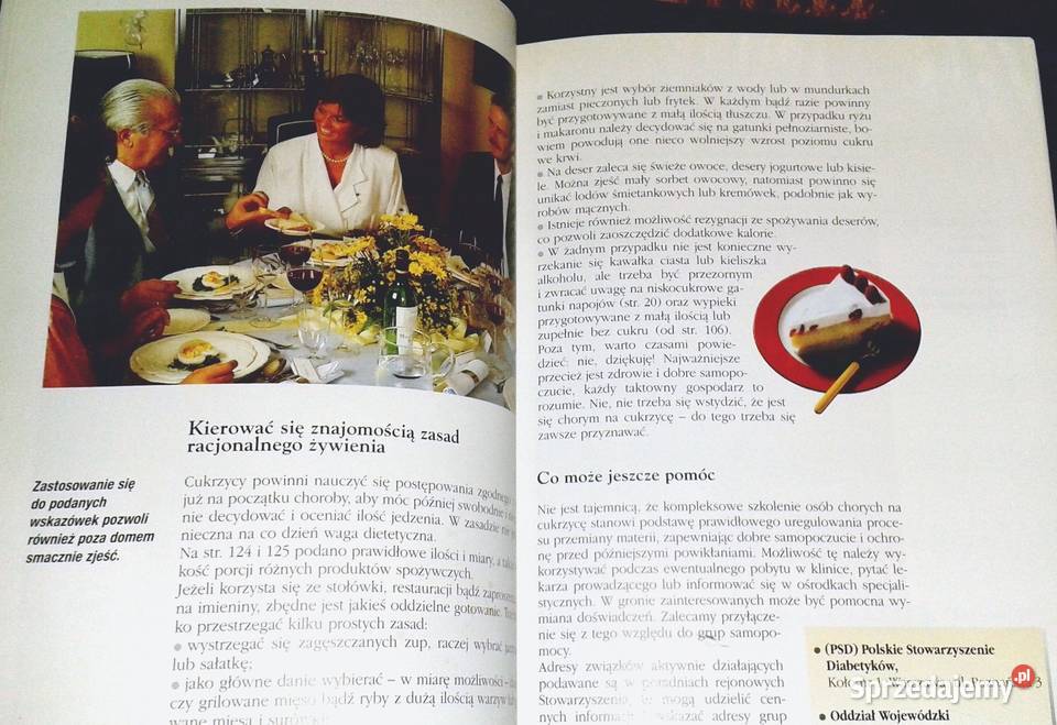 Dieta w cukrzycy II G Wolfram M Burkard H Ciper Rok wydania 1999 Chełm