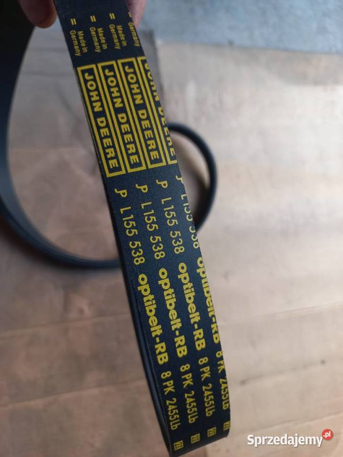 Pas wielorowkowy wentylatora John Deere L155538 Części zamienne Kuźnica