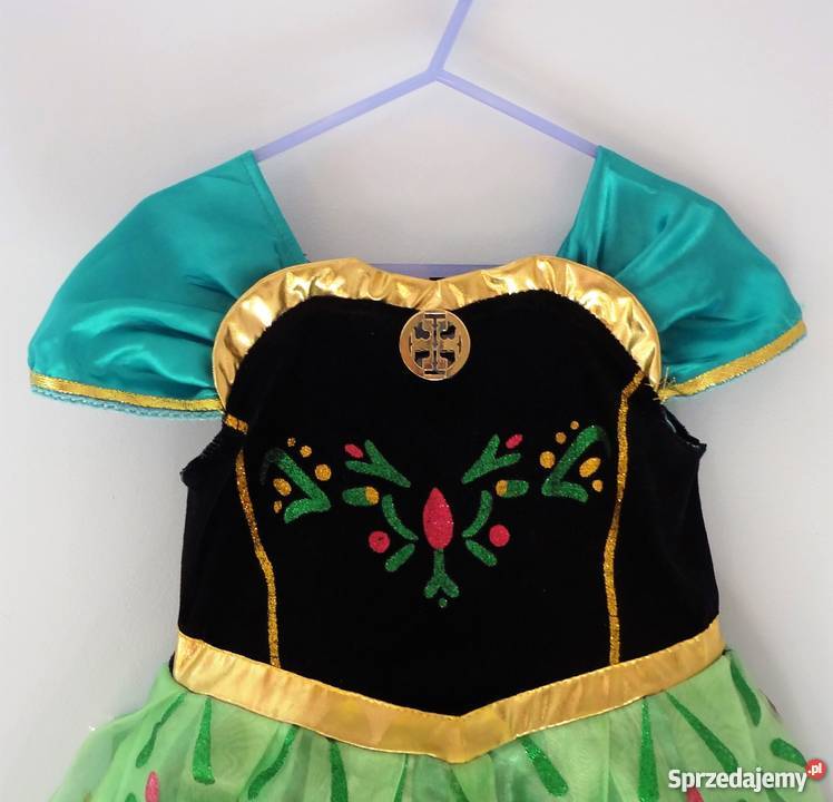 Sukienka Anna Elsa Frozen Kraina Lodu kostium dziewczynka Pozostałe