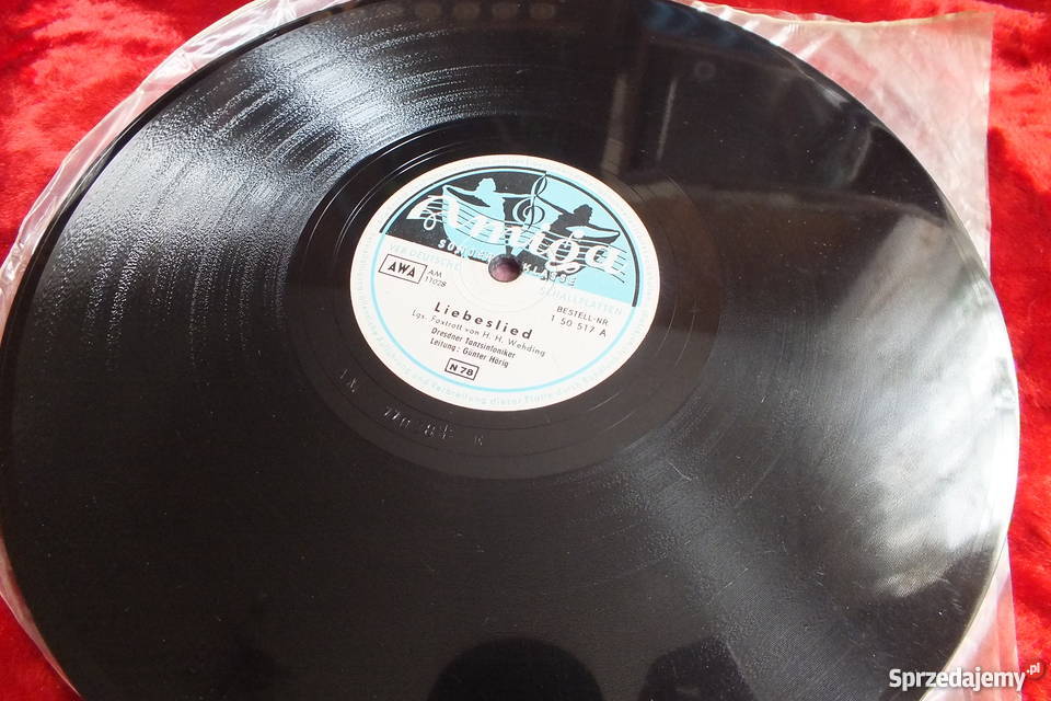Płyta winylowa szelakowa niemiecka gruba ciężka Płyty i kasety lubuskie