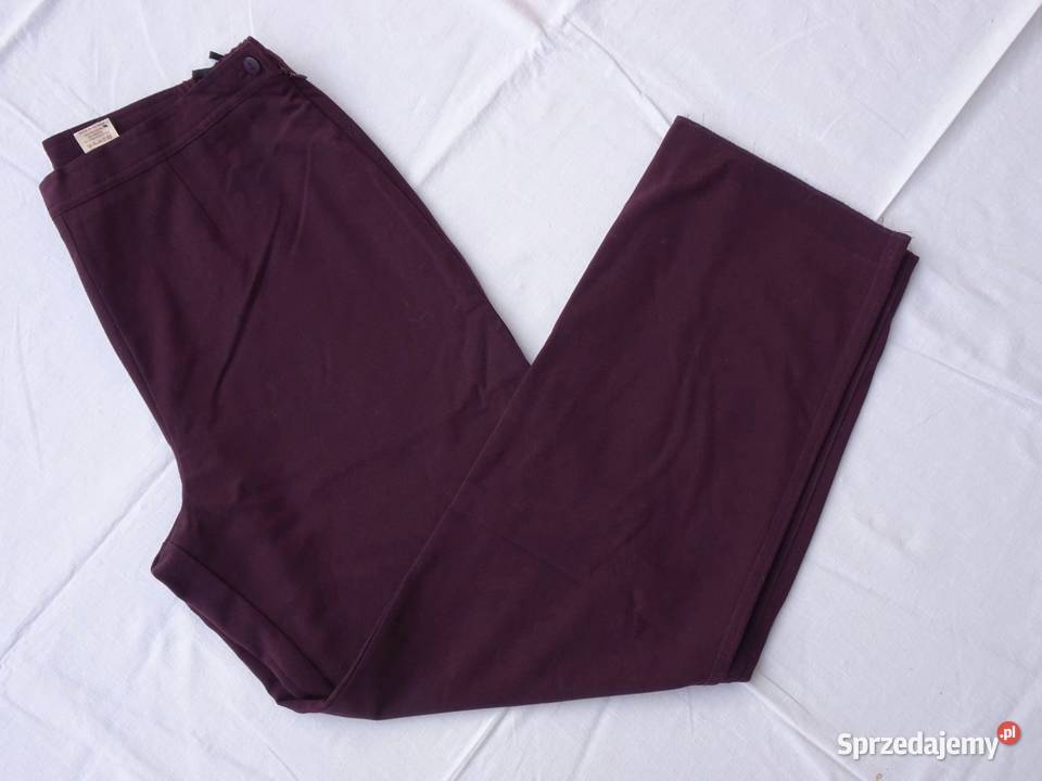 Bonmarche eleganckie spodnie burgundowe 44 XXL małopolskie Nowy Sącz sprzedam