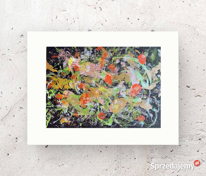 abstrakcyjny rysunek A3 pomorskie Gdynia sprzedam