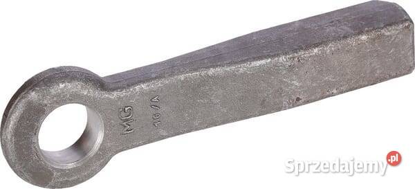 Ucho zaczepu bez tulei 60x60 mm 50 mm BE606050 System zaczepowy małopolskie Kamionna