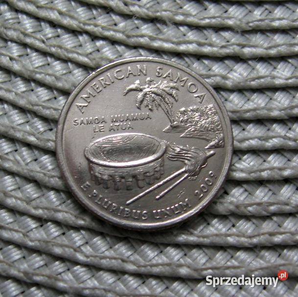 USA 25 Cent 2009r P Stany USA AMERICAN SAMOA Kalisz sprzedam